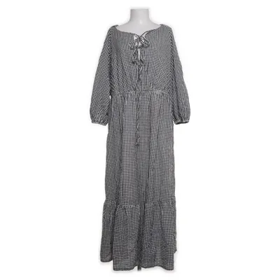 Långklänning (Svart, Vit) från New Look Bomull