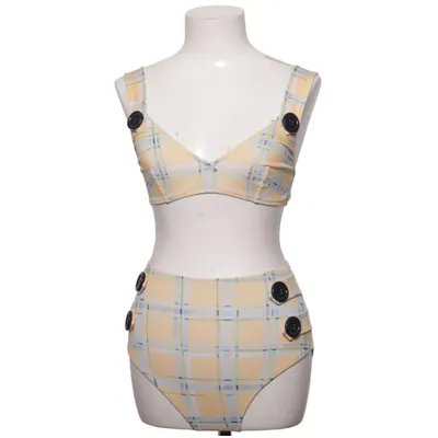 Bikini (Yellow, Blue, Multicolored) from Asos White Elastane, Polyester