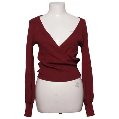 Wrap cardigan (Red) from Gina Tricot Metallic fiber, Polyamide, Viscose