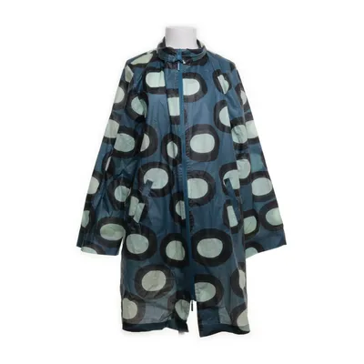 Regnfrakke (Blå, Sort, Grøn) fra Marimekko Bomuld