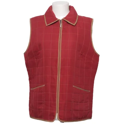 Gilet d'extérieur (Rouge, Beige) de Avitano Polyester