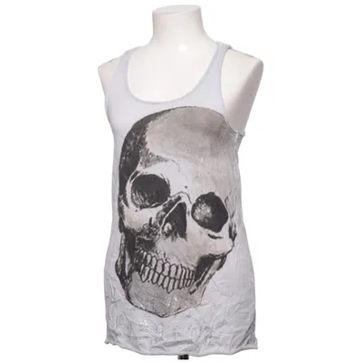 Tank Top (Gray) from Roberto Geissini Elastane, Viscose