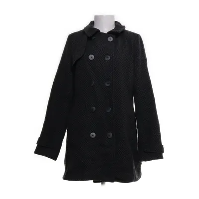 Pea coat (Gray) from Cami Wool, Acrylic, Polyester, Nylon