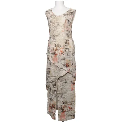 Maxikjole (Beige, Flerfarvet) fra La Rochelle Viscose
