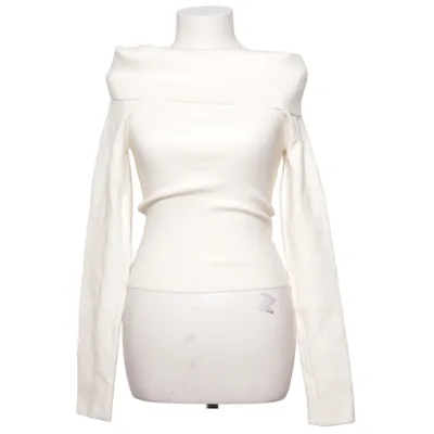 Sweater (White) from Gina Tricot Polyamide, Polyester, Viscose