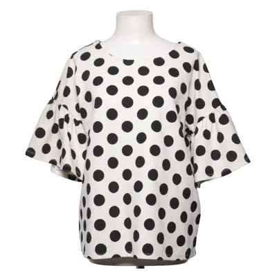 Top (Hvid, Sort) fra Reserved Elastan, Polyester
