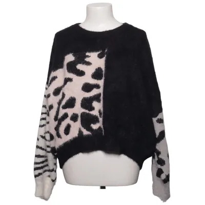 Strickpullover (Schwarz, Beige) von Yu & Me Baumwolle, Elasthan, Polyamid, Polyester, Viskose, Wolle