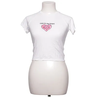 T-shirt (Vit) från Omighty! Bomull, Elastan