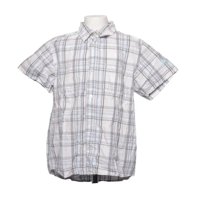 Chemise à manches courtes (Blanc, Bleu, Marron) de L.O.G.G by H&M Coton