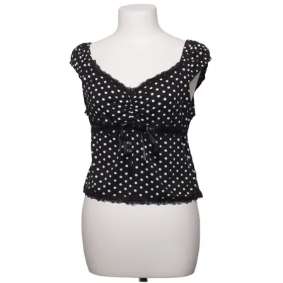 Top (Schwarz, Weiß) von Romwe Elasthan, Polyester