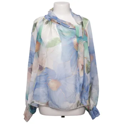 Sløjfebluse (Blå, Grøn, Flerfarvet) fra Roberta Biagi Polyester