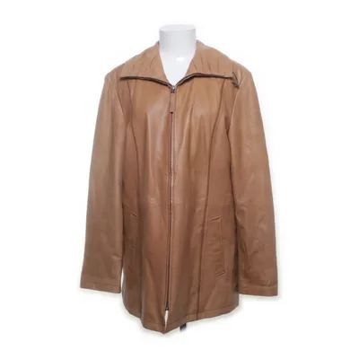 Läderkappa (Beige, Flerfärgad) från Franco Callegari Skinn, Polyester
