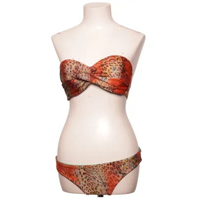Bikini (Orange, Flerfarvet) fra Luli Fama Elastan, Polyamid