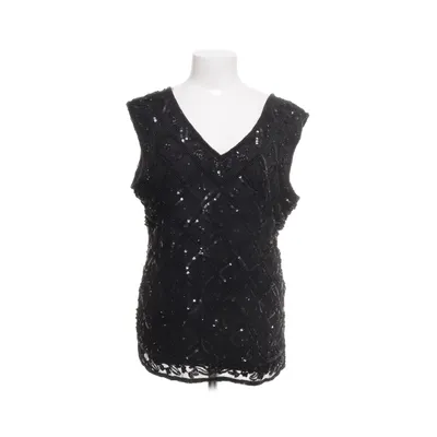Tank Top (Black) from Elégance Silk, Viscose