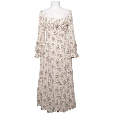 Maxi jurk (Beige, Bruin) van Shein Elastaan, Polyester