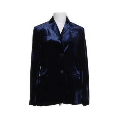 Blazer (Blauw) van Parosh Acetaat, Zijde, Viscose