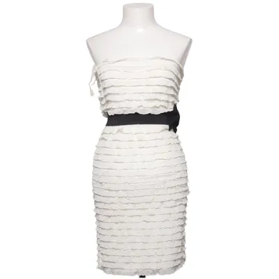 Robe de cocktail (Blanc, Noir) de MGN Polyester, Viscose