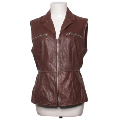 Gilet (Bruin) van Interteam Polyester, Leer