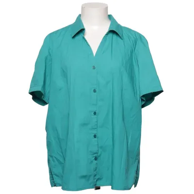 Chemise à manches courtes (Bleu) de Basic Editions Coton, Polyester