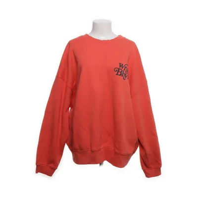 Sweatshirt (Orange, Sort) fra WRSTBHVR Bomuld, Polyester