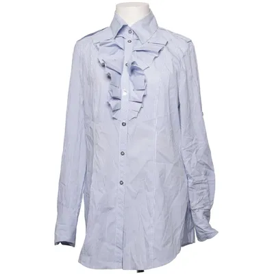 Blouse (Blauw, Wit) van Blacky Dress Katoen, Elastaan, Polyamide