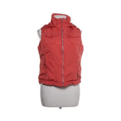 Outer vest (Red) from Mat de Misaine Cotton, Metallic fiber, Polyamide, Polyester