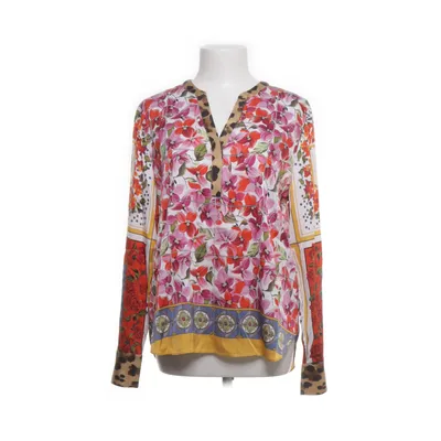 Blouse (White, Multicolored) from Herzen´s Angelegenheit Elastane, Silk