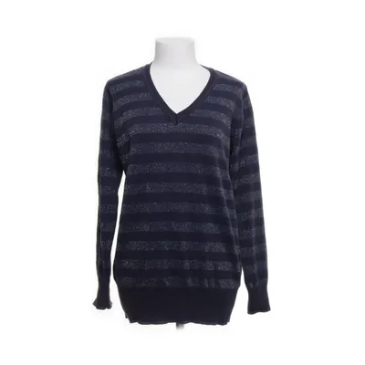Pullover (Blauw, Zilver) van Plus by Ellos Acryl, Katoen, Metallvezel