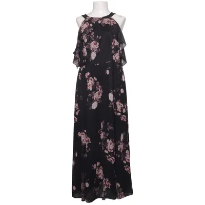 Maxi jurk (Zwart, Roze) van Bodyflirt Elastaan, Polyester