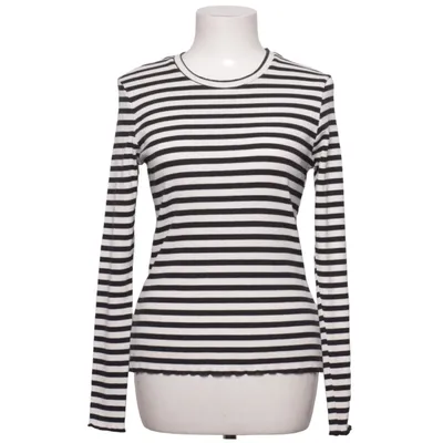 Long sleeve T-shirt (Black, White) from Selected Femme Elastane, Organic cotton