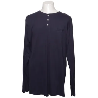 Henley shirt (Blue) from Haleman Cotton