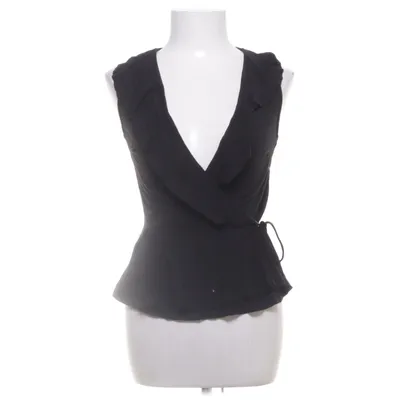 Wrap top (Black) from Cubus Elastane, Viscose