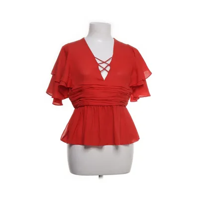 Peplumtopp (Röd) från Zara Basic Collection Polyester