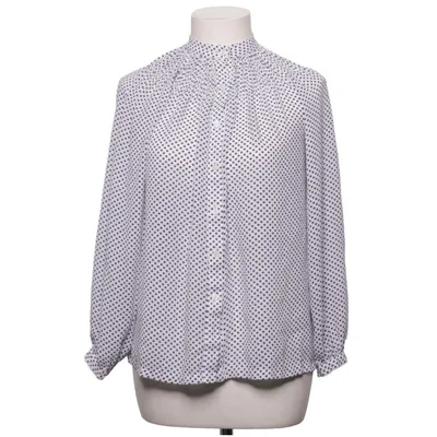 Blouse (White, Blue) from Smiley Vintage