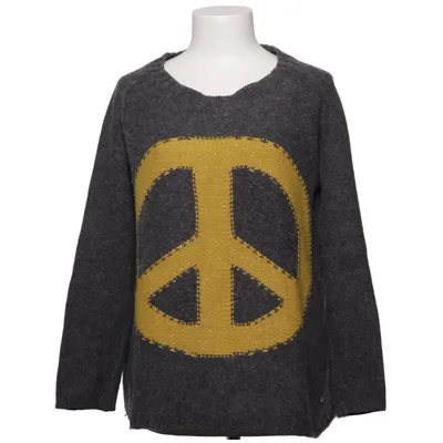 Sweater (Gray, Yellow) from Lieblingsstück Wool