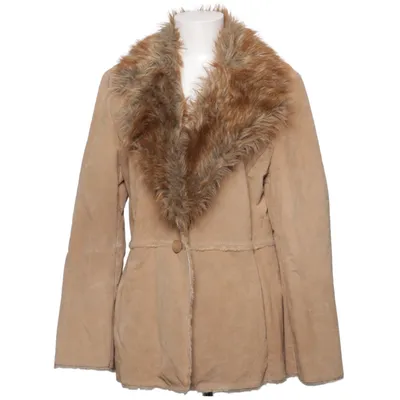 Shearlingjacka (Brun) från St. John's Bay Akryl, Skinn, Polyester