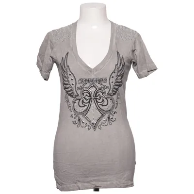 T-shirt (Grijs) van Affliction Katoen