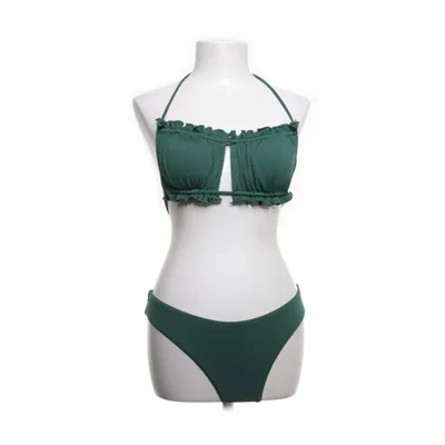 Bikini (Grøn) fra Zaful Polyester, Elastan