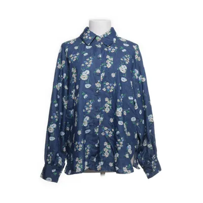 Skjorte (Blå, Flerfarvet) fra Nümph Bomuld, Polyester