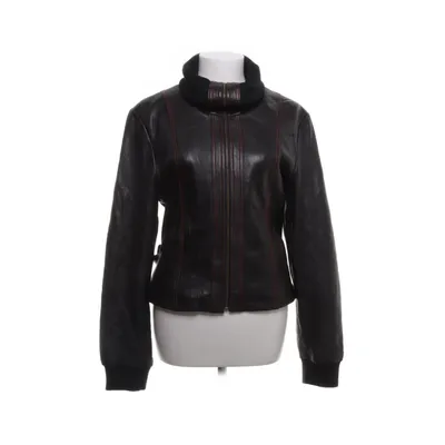 Leather jacket (Black) from CKN of Scandinavia Leather, Polyester