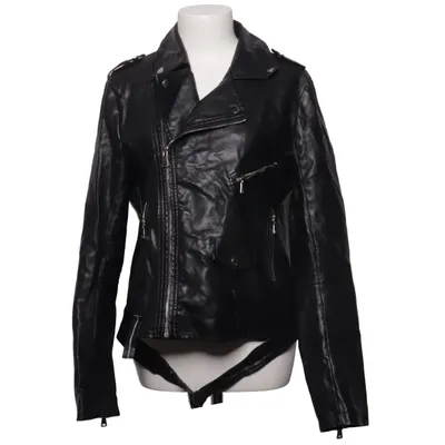 Bikerjacke (Schwarz) von Missay Polyurethan