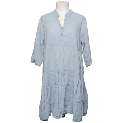 Jurk (Blauw, Wit) van Marta du Chateau Katoen