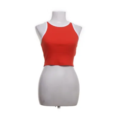 Crop top (Röd, Vit) från FSBN Sister Bomull, Elastan
