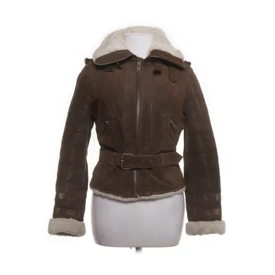 Shearling jacket (Brown) from Jofama by Kenza Acrylic, Polyester, Leather