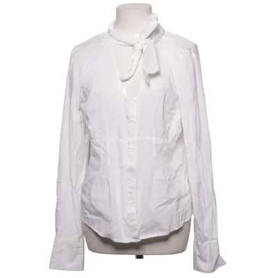 Pussy bow blouse (White) from Laurèl Cotton, Elastane, Polyamide