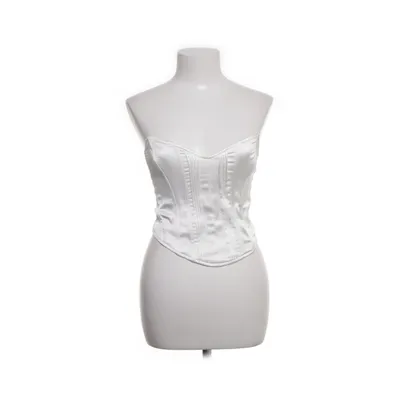 Corset (White) from Bershka Elastane, Polyamide