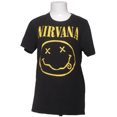T-shirt (Svart, Gul) från Nirvana Bomull