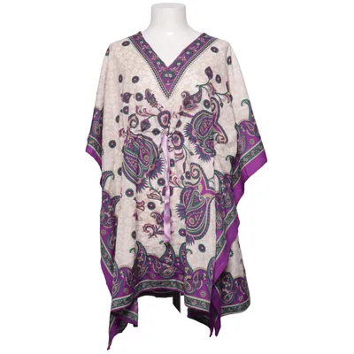Kaftan (Beige, Lila, Grön) från NIce Day Viskos