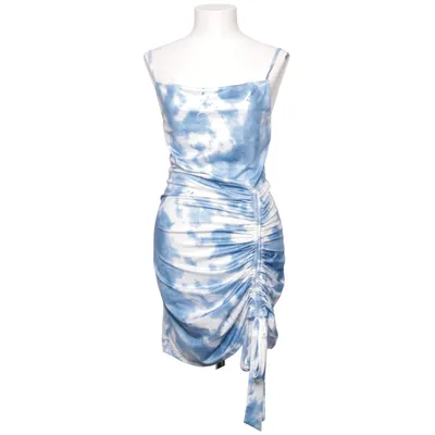 Dress (Blue, White) from D&M Polyester