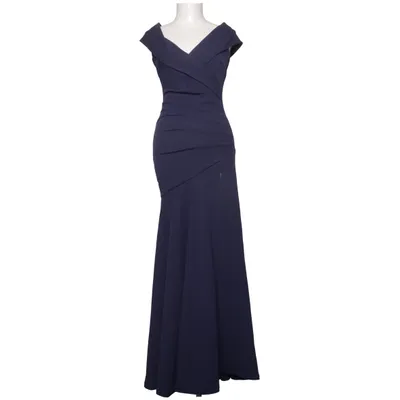 Avondjurk (Blauw) van Goddiva London Elastaan, Polyester